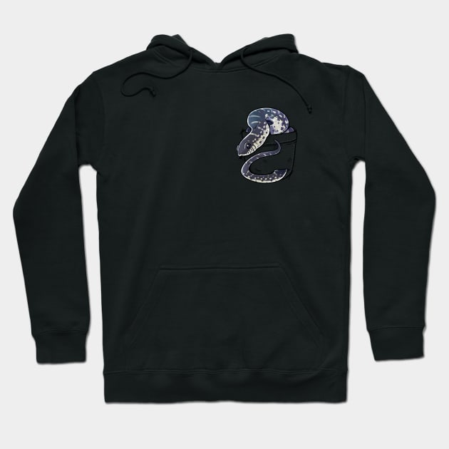 Pocket Cute Madagascar Hognose Snake Hoodie by TechraPockets